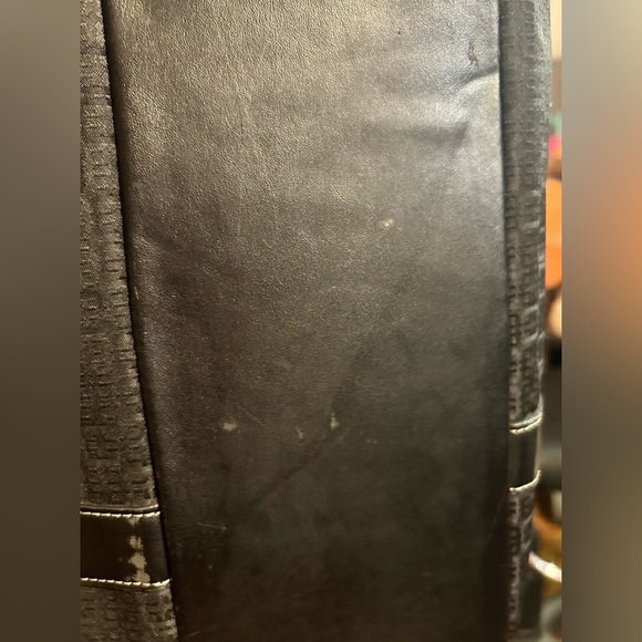 Worthington Classic Canvas & Leather Tote Bag EUC!​​​​ - Picture 7 of 12